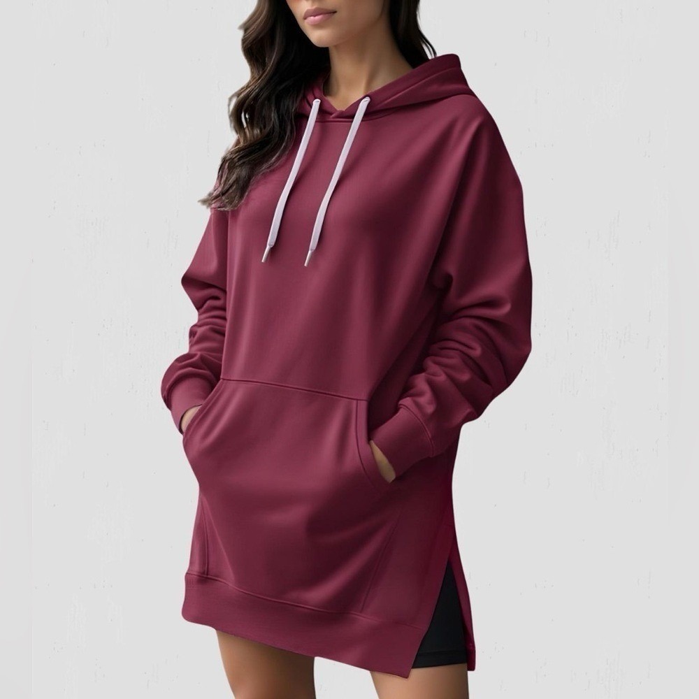 The Warmy Maroon/Red Hooded Sweatshirt NWT